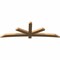 Ekena Millwork Alberta Smooth Timber Gable Bracket, Western Red Cedar, 108"W x 36"H x 3 1/2"D x 5 1/2"F, 8/12 Pitch GBW108X36X0406ALB00SWR - alternate 2
